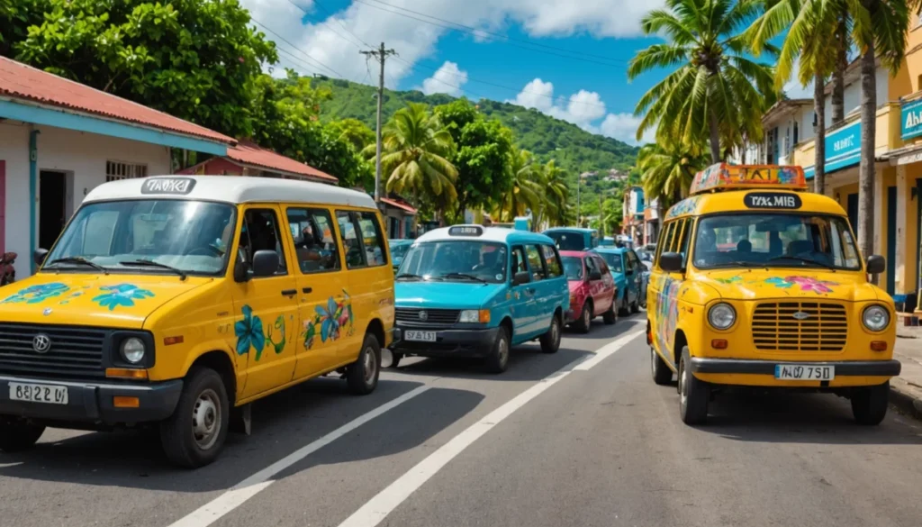 Options de transport Martinique